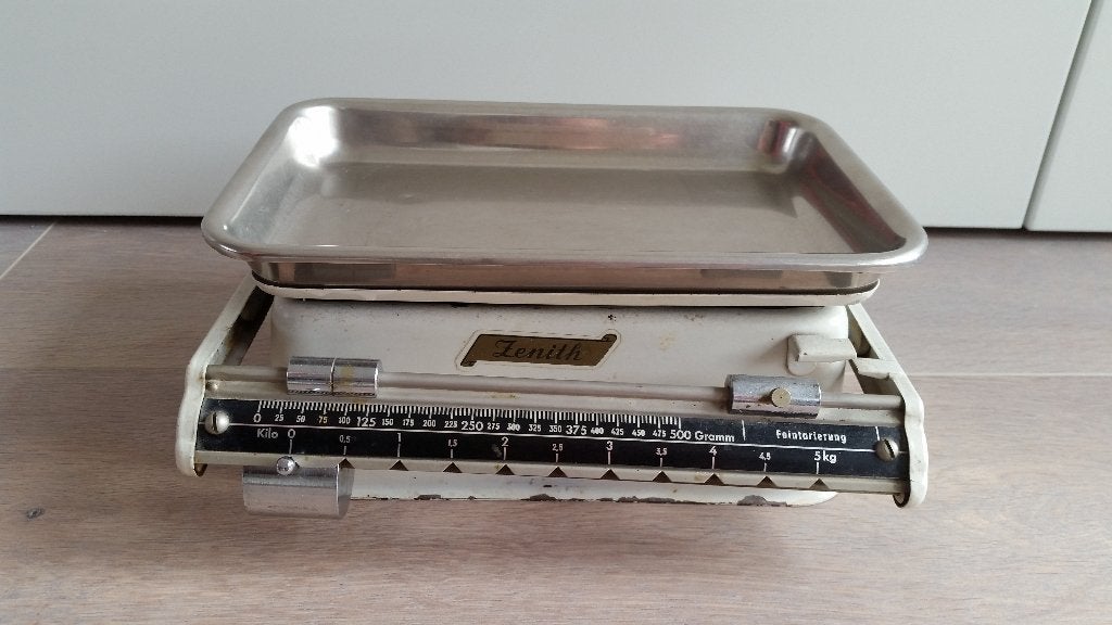 ouderwetse weegschaal merk Zenith jaren 50, Ophalen of Verzenden