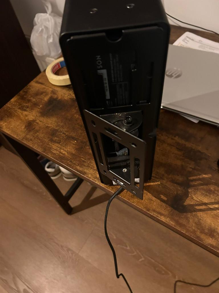 Set Sonos IKEA Symfonisk verstelbare muurbeugels - Zwart, Ophalen of Verzenden, Sonos, Sonos, 120 watt of meer