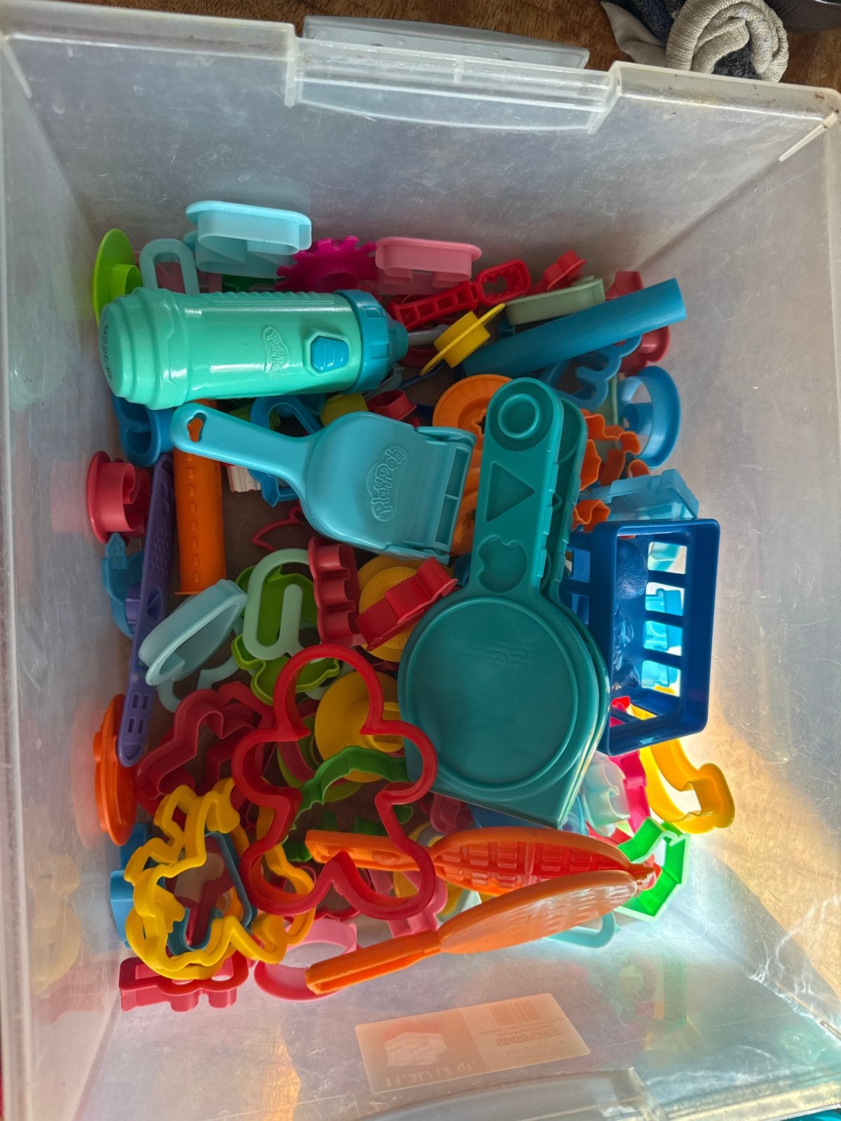 Grote doos Play-Doh accessoires en klei gereedschap, Kinderen en Baby's, Ophalen, Gebruikt, Jongen of Meisje