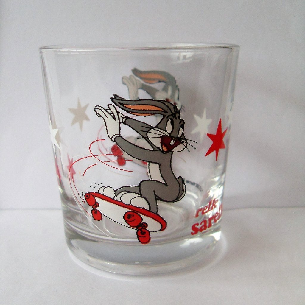 Looney Tunes Glas Bugs Bunny Sarelle, Verzamelen, Ophalen of Verzenden, Looney Tunes, Zo goed als nieuw, Gebruiksvoorwerp