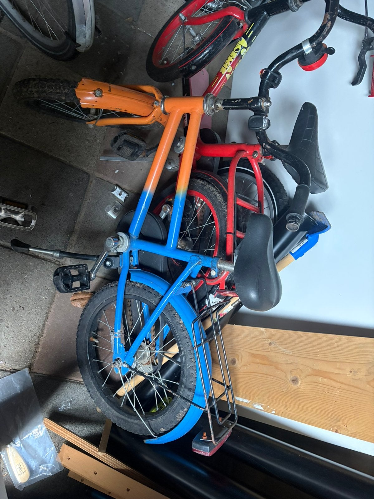 Kinder fiets 16 inch, Fietsen en Brommers, Fietsen | Vouwfietsen, Ophalen, Zo goed als nieuw, 16 tot 18 inch