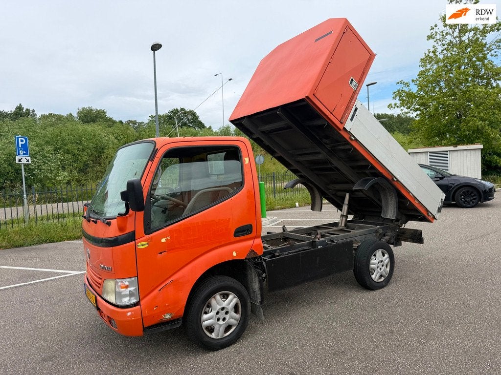 Toyota Dyna 100 2.5 D4-D 90! KIPPER!RIJDT GOED!SCHAKELT GOED, Auto's, Bestelauto's, Gebruikt, 1655 kg, Origineel Nederlands, Toyota