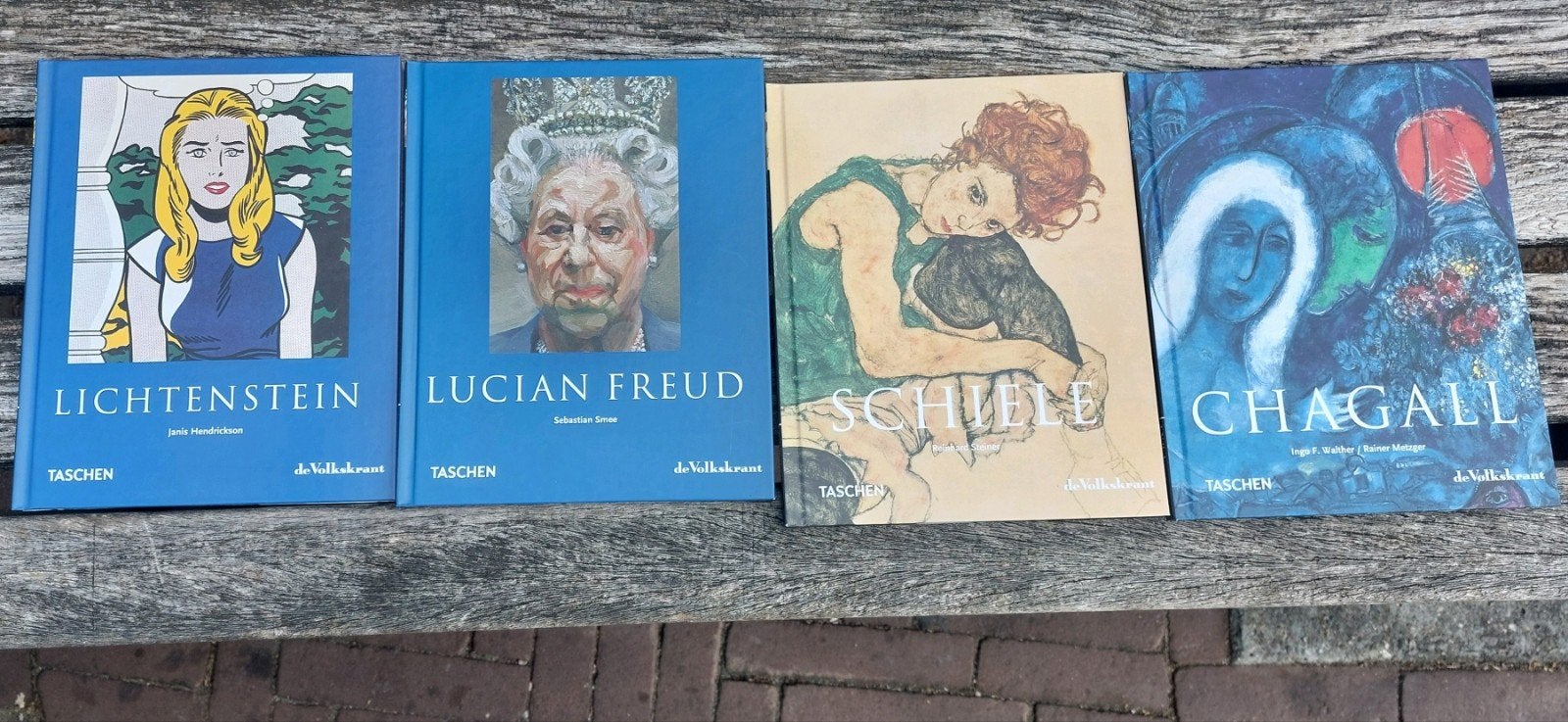 Schiele Lucian Freud Lichtenstein Chagall Taschen, Ophalen of Verzenden, Zo goed als nieuw, Overige onderwerpen