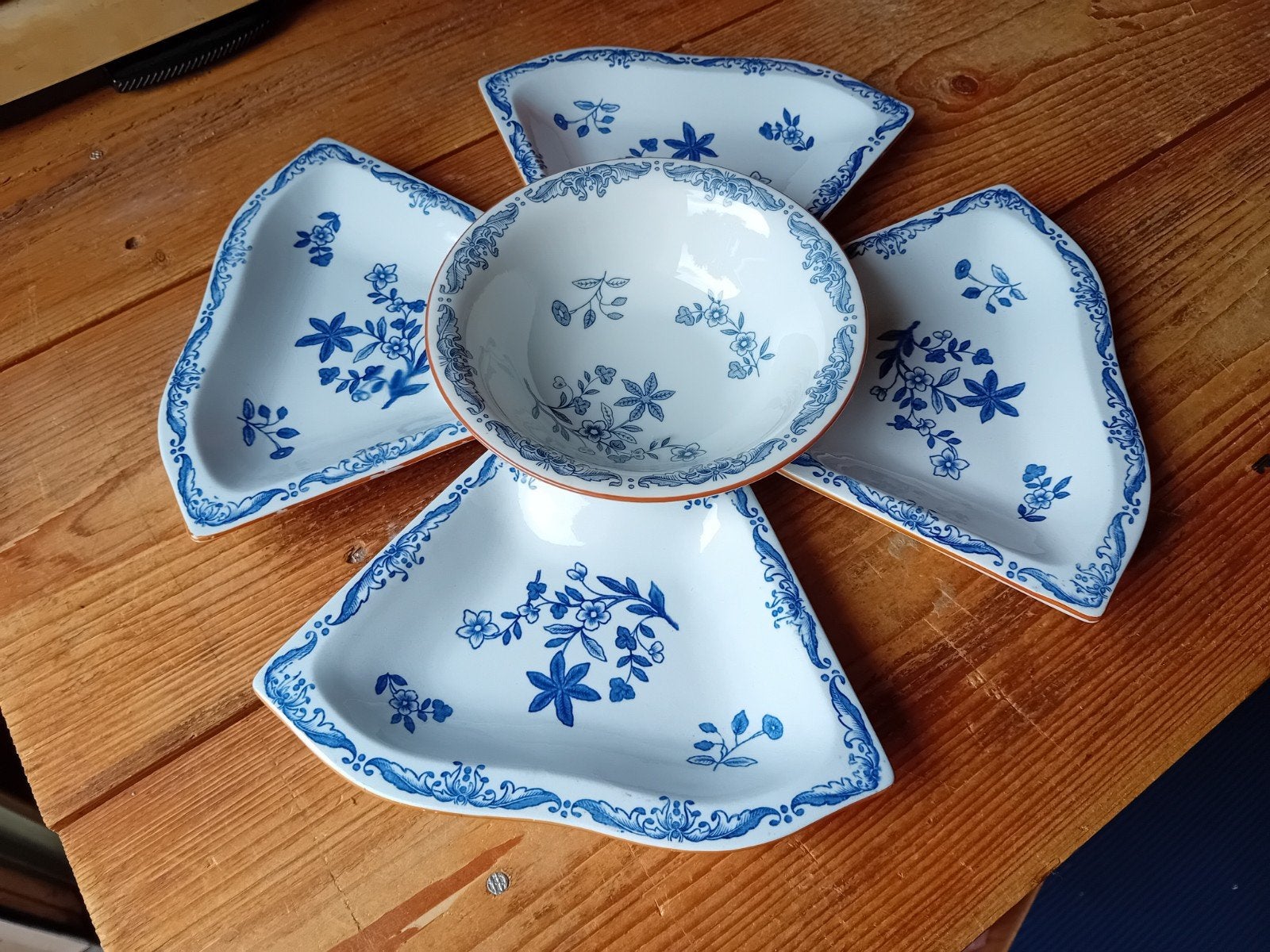 Samengestelde vakkenschaal amuseschaal Rorstrand Ostindia, Huis en Inrichting, Keuken | Servies, Ophalen of Verzenden, Overige stijlen