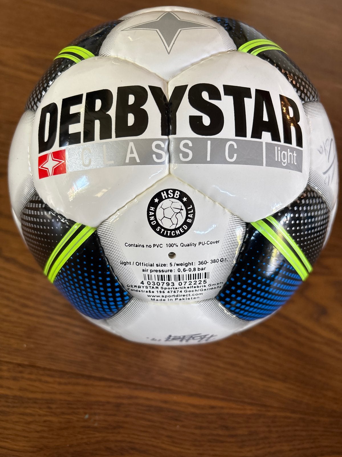 Derbystar bal met handtekeningen van Hera team, Verzenden, Nieuw, Bal