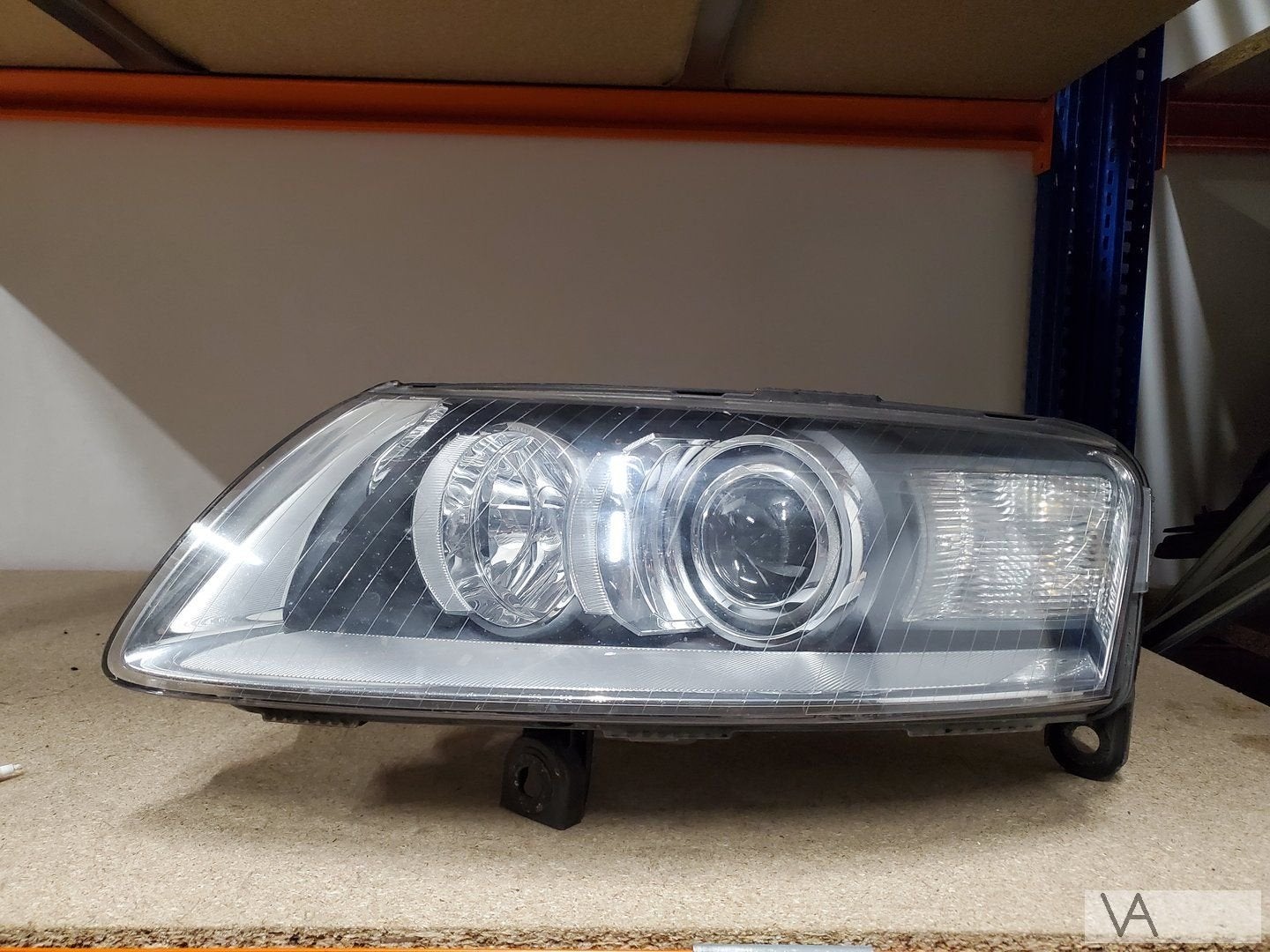 Audi A6 4f 2004 - 2009 koplamp links xenon met bochtlicht, Gebruikt, -, -, -