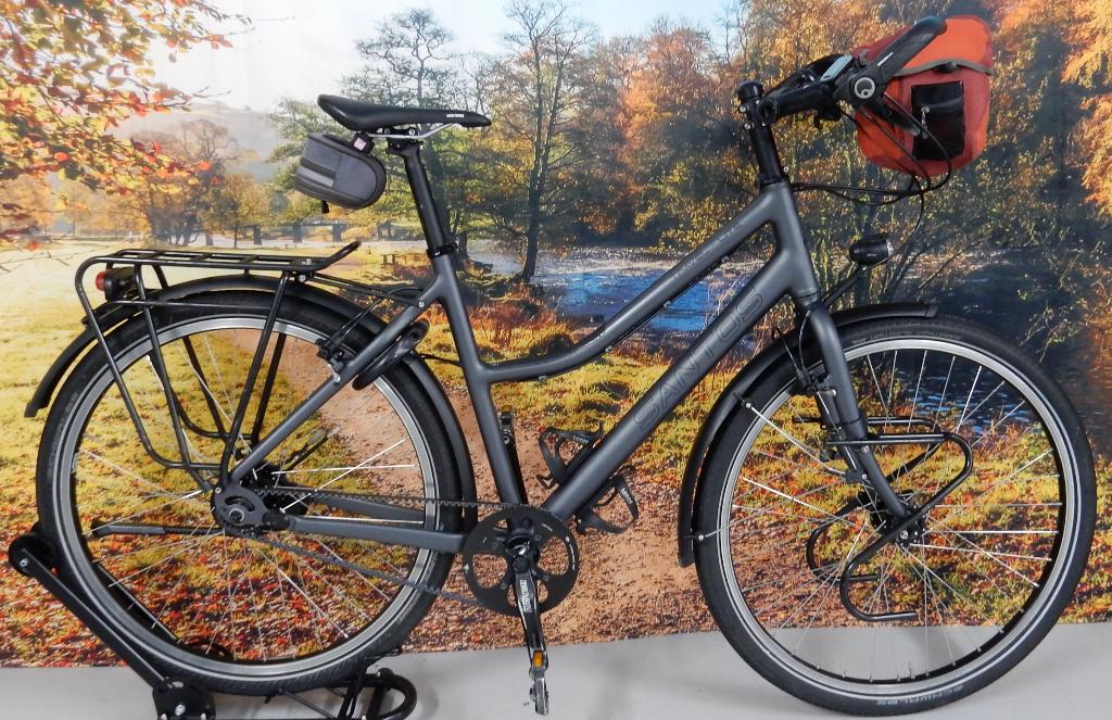 Santos Travel Lite 53 Cm Rohloff+Magura Riemaandrijving ZGAN, Ophalen, 28 inch, 53 tot 56 cm, Zo goed als nieuw
