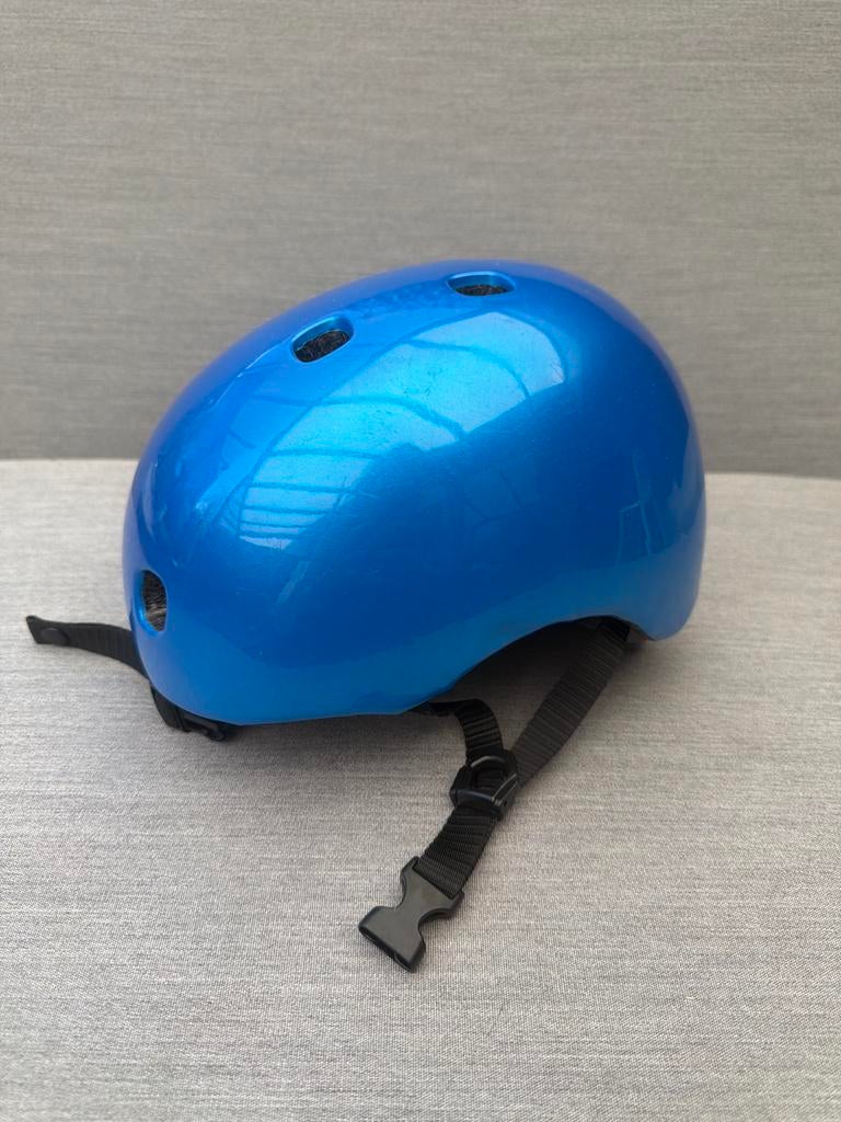 Micro Skate/ fiets helm voor kinderen - Blauw en verstelbaar, Ophalen, Gebruikt, Overige maten, Jongen of Meisje