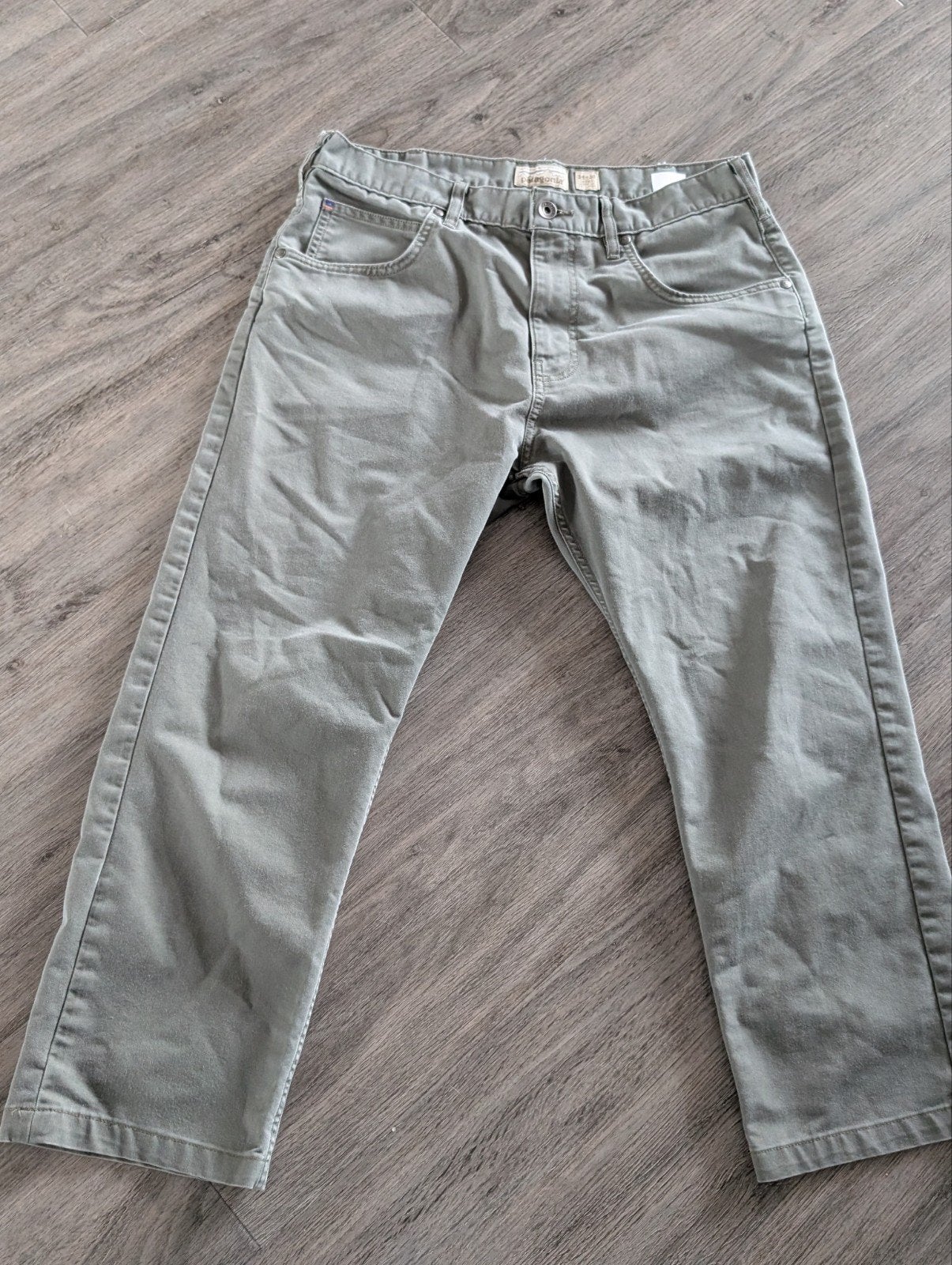 Patagonia Straight Chino Broek Heren - Maat 34x30, Maat 52/54 (L), Ophalen of Verzenden, Patagonia, Grijs