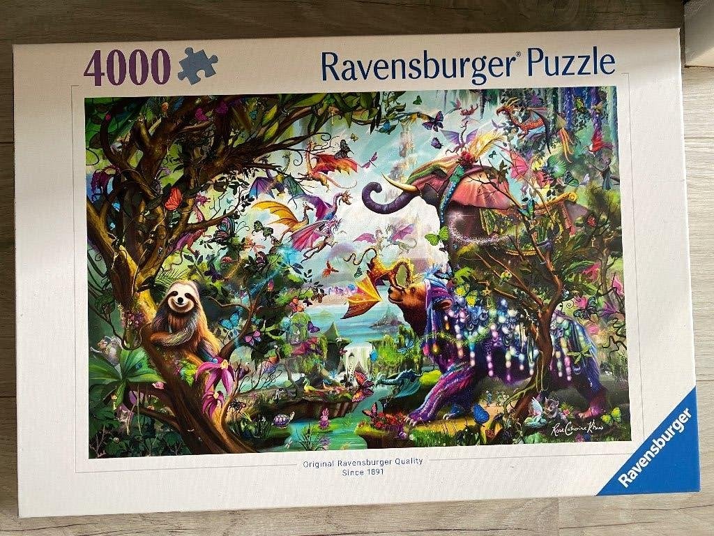 puzzel 4000 stukjes, Ophalen of Verzenden, Meer dan 1500 stukjes, Zo goed als nieuw, Legpuzzel