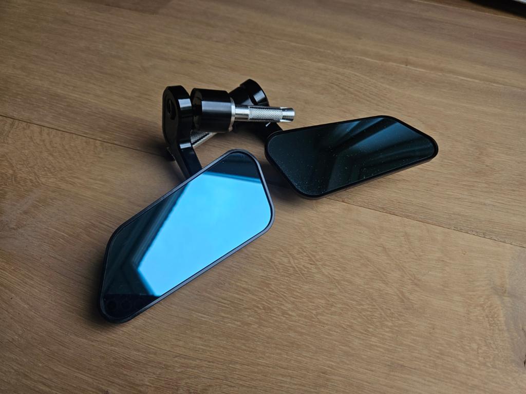 Nieuwe universele motorspiegel set - bar end spiegels, Ophalen of Verzenden, Nieuw