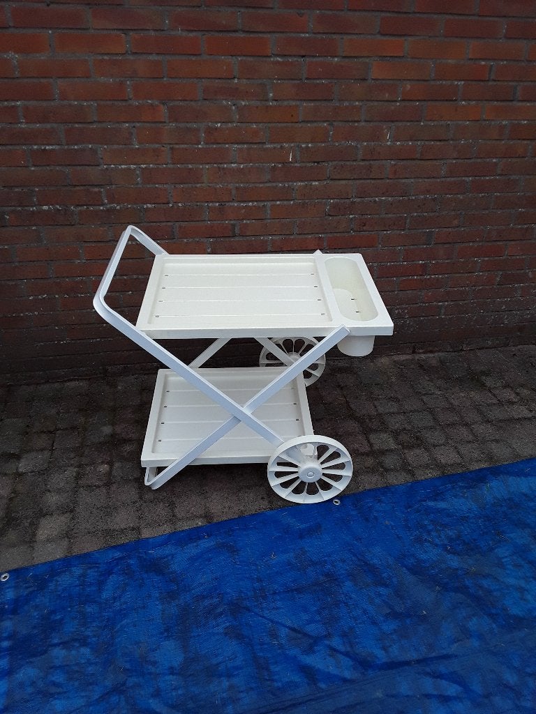 retro/vintage theewagen. vintage tuinwagen/tuintrolley, Ophalen, Huis en Inrichting