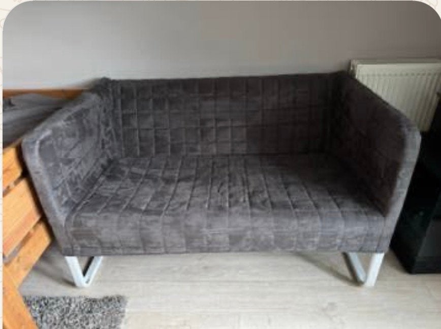 Ikea Knopparp tweepersoonsbank, Ophalen, Gebruikt, 150 tot 200 cm, Tweepersoons