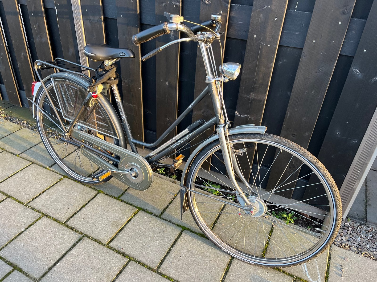 Gazelle Solide Damesfiets met AXA Defender slot, Ophalen, Gebruikt, Gazelle, Versnellingen