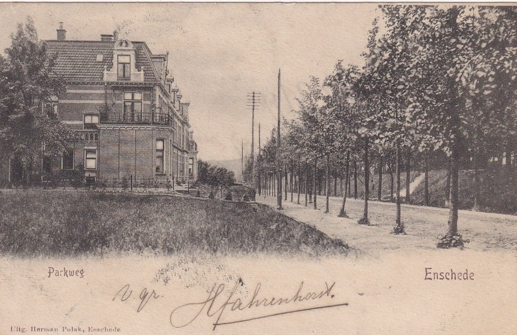 Enschede, 1904., Verzamelen, Verzenden, Voor 1920, Gelopen, Overijssel