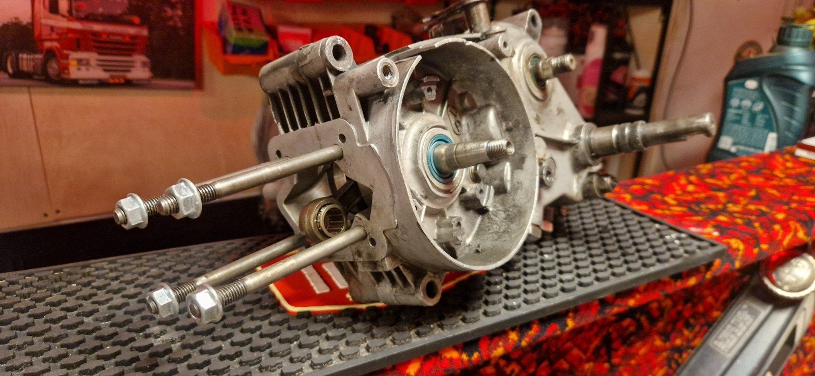 Kreidler 4 bak direct trapper motorblok, Ophalen, Gebruikt, Blok