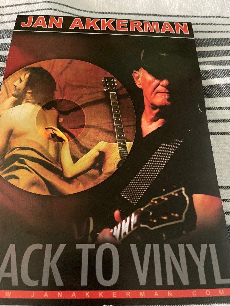 Jan Akkerman poster back to vinyl, Verzamelen, Verzenden, Nieuw, Poster, Artwork of Schilderij