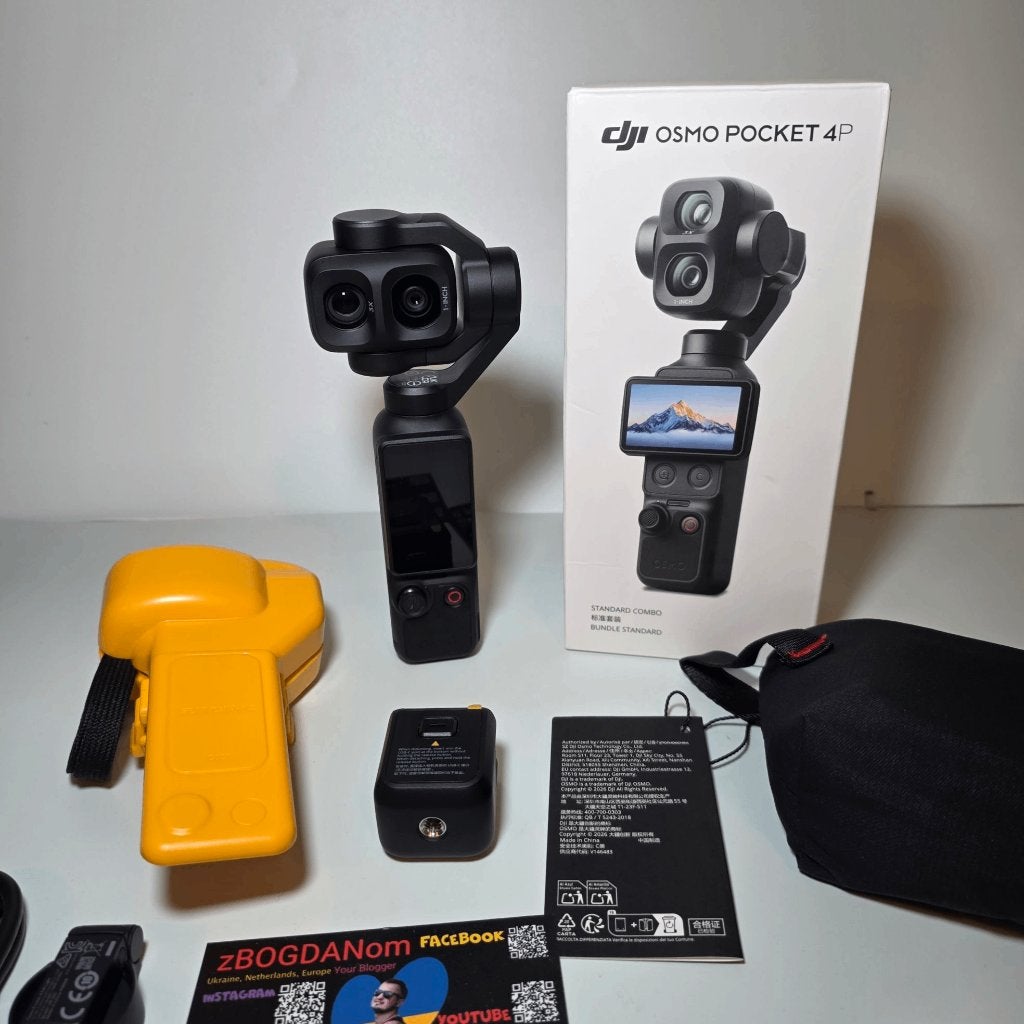 Dji Osmo Pocket 4P + Protective Case Best Camera for Bogger, Overige merken, Overige soorten, Zo goed als nieuw, Camera