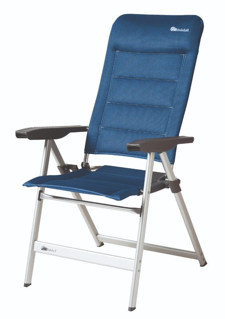 Dukdalf Camperina blauw ACTIE, Caravans en Kamperen, Verzenden, Nieuw, Campingstoel