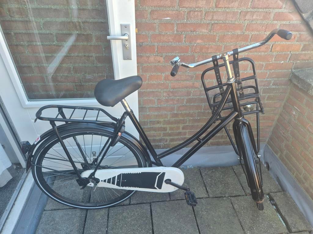 Omafiets met voordrager (Zie beschrijving), 56 cm of meer, Ophalen of Verzenden, Gebruikt
