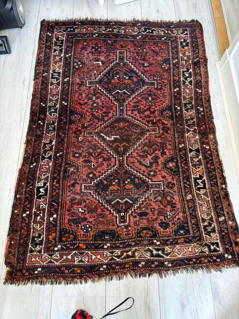 Authentiek Perzisch tapijt - Handgeknoopt, Antiek en Kunst, Antiek | Kleden en Textiel, Ophalen