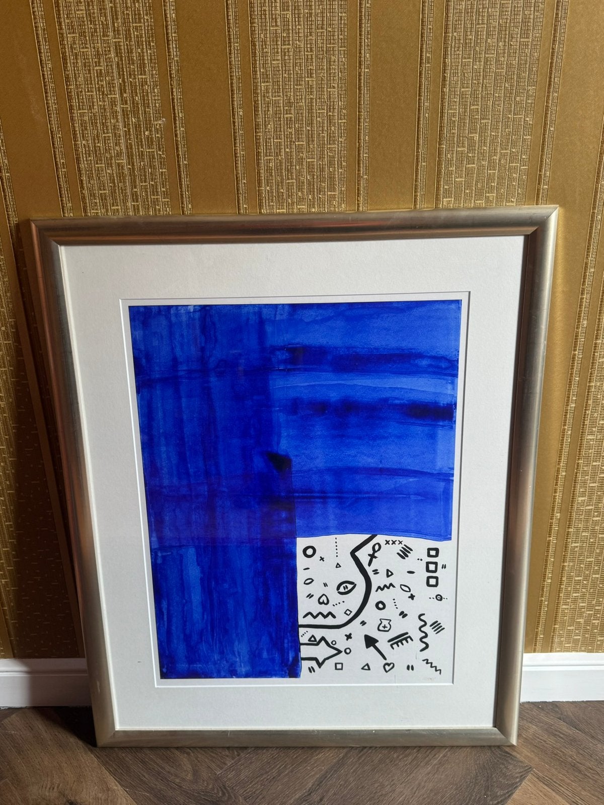 Ketel in blauw, Ophalen of Verzenden