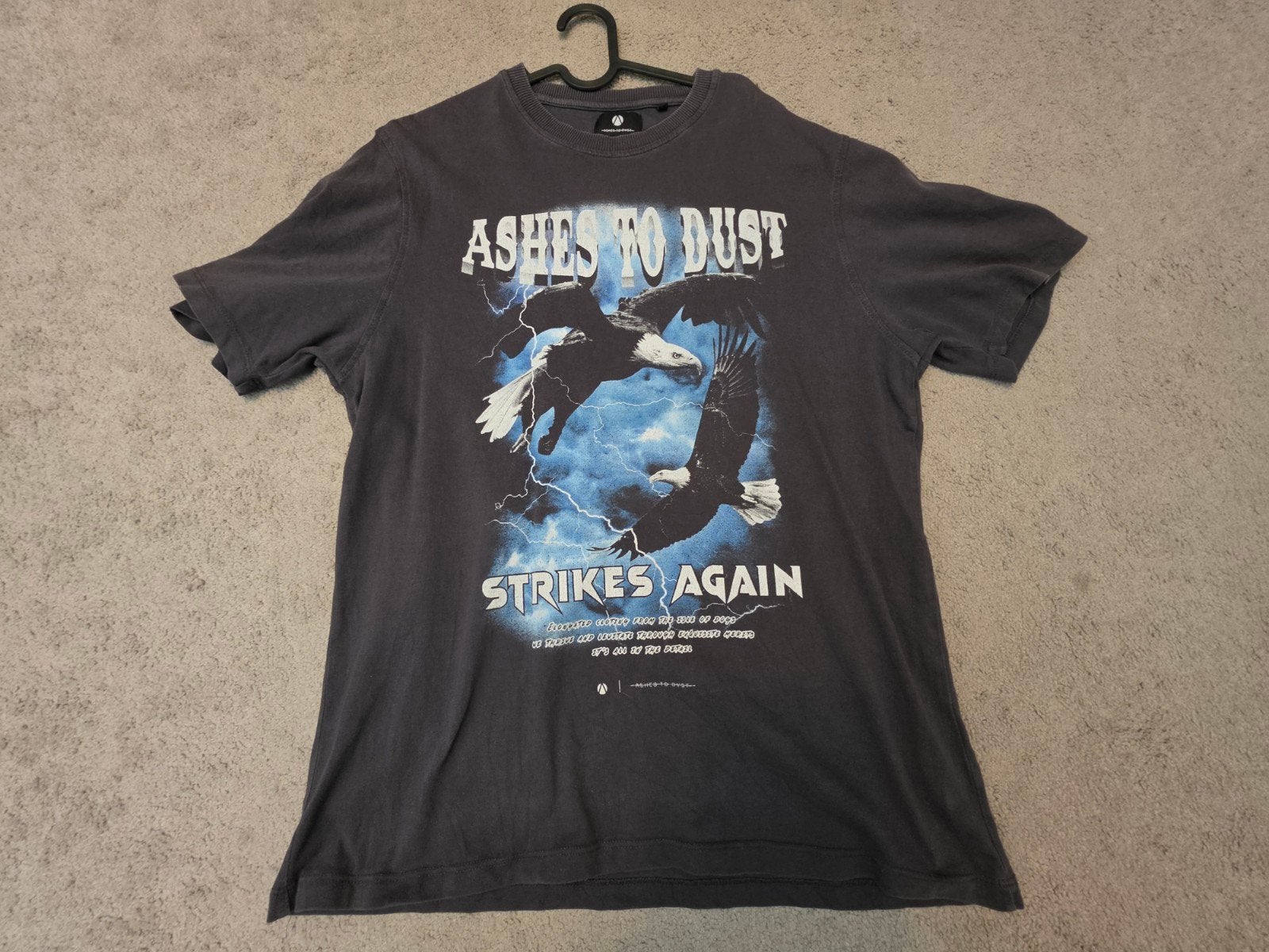 Ashes to Dust Strikes Again T-shirt Maat L, Ophalen, Maat 52/54 (L), Ashes to Dust, Zwart