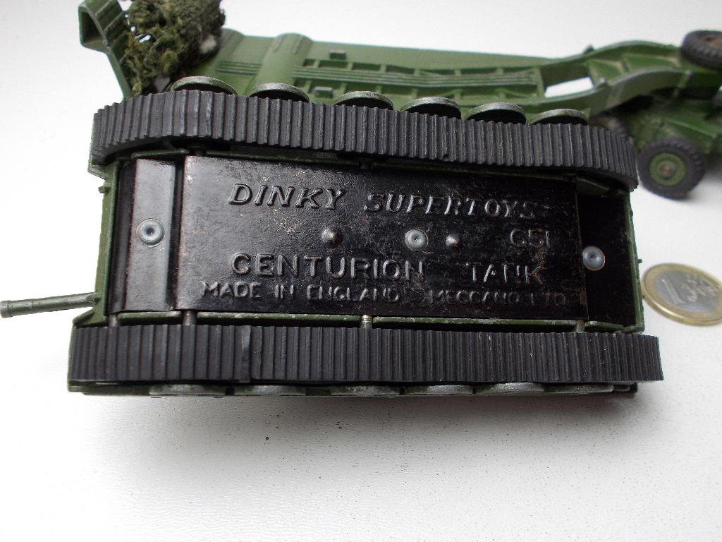1957 Dinky Toys GIFTSET 698 MIGHTY ANTAR +CENTURION TANK -D-, Ophalen of Verzenden, Zo goed als nieuw, Bus of Vrachtwagen, Dinky Toys