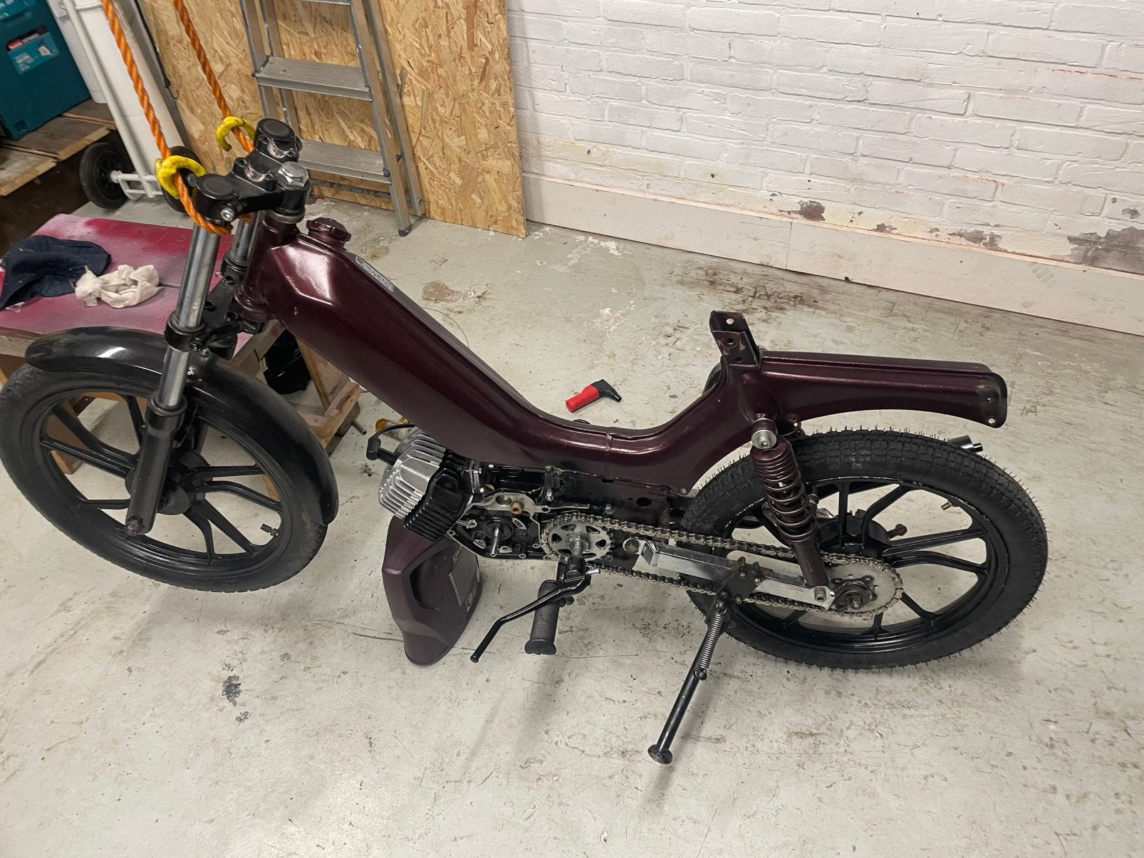 50cc airsal gepoort op groten spoelpoorten, Fietsen en Brommers, Ophalen, Gebruikt, Overige modellen