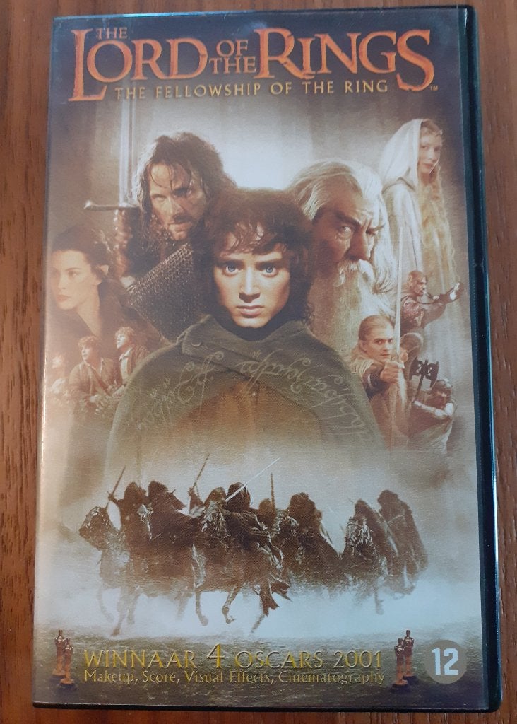 VHS The Lord of the rings.Fellowship of the ring., Ophalen of Verzenden, Zo goed als nieuw, Overige typen