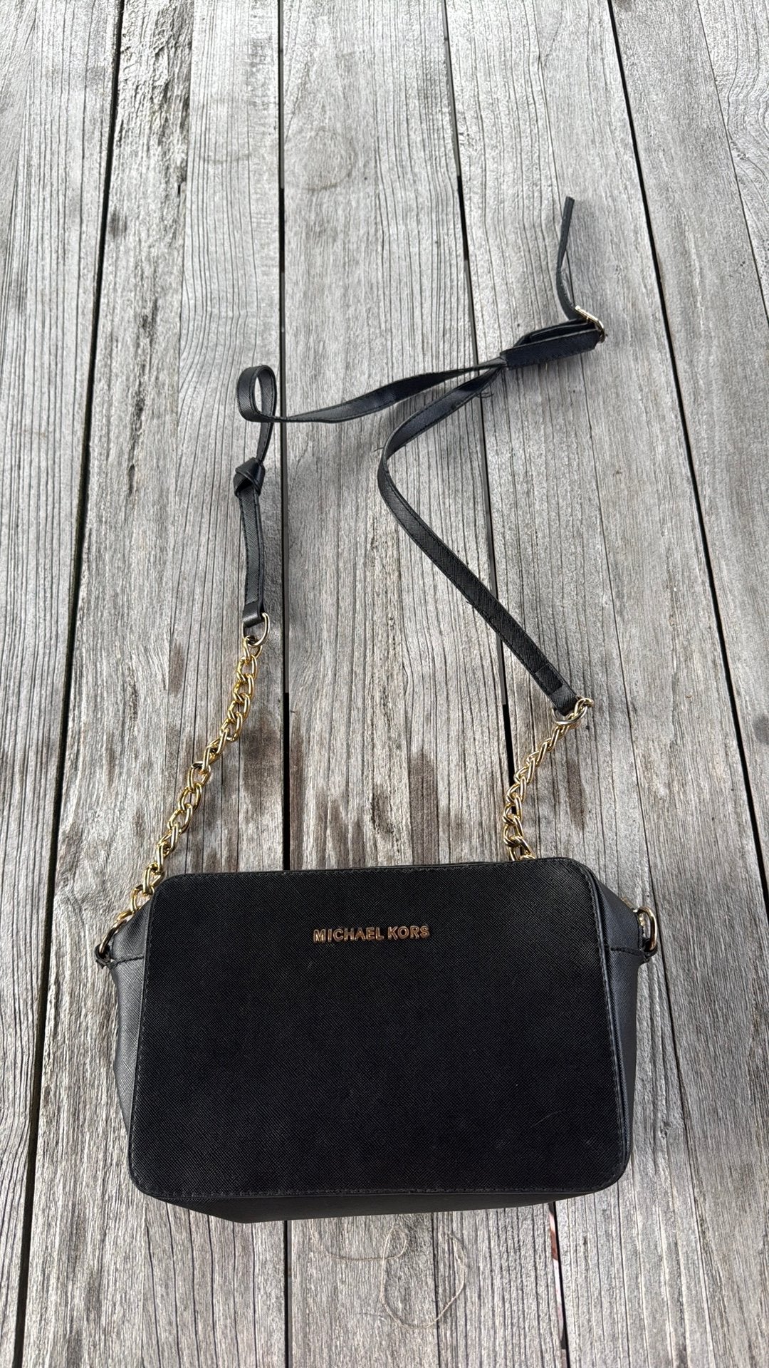 Micheal kors tas zwart, Ophalen of Verzenden, Zo goed als nieuw, Zwart, Schoudertasje