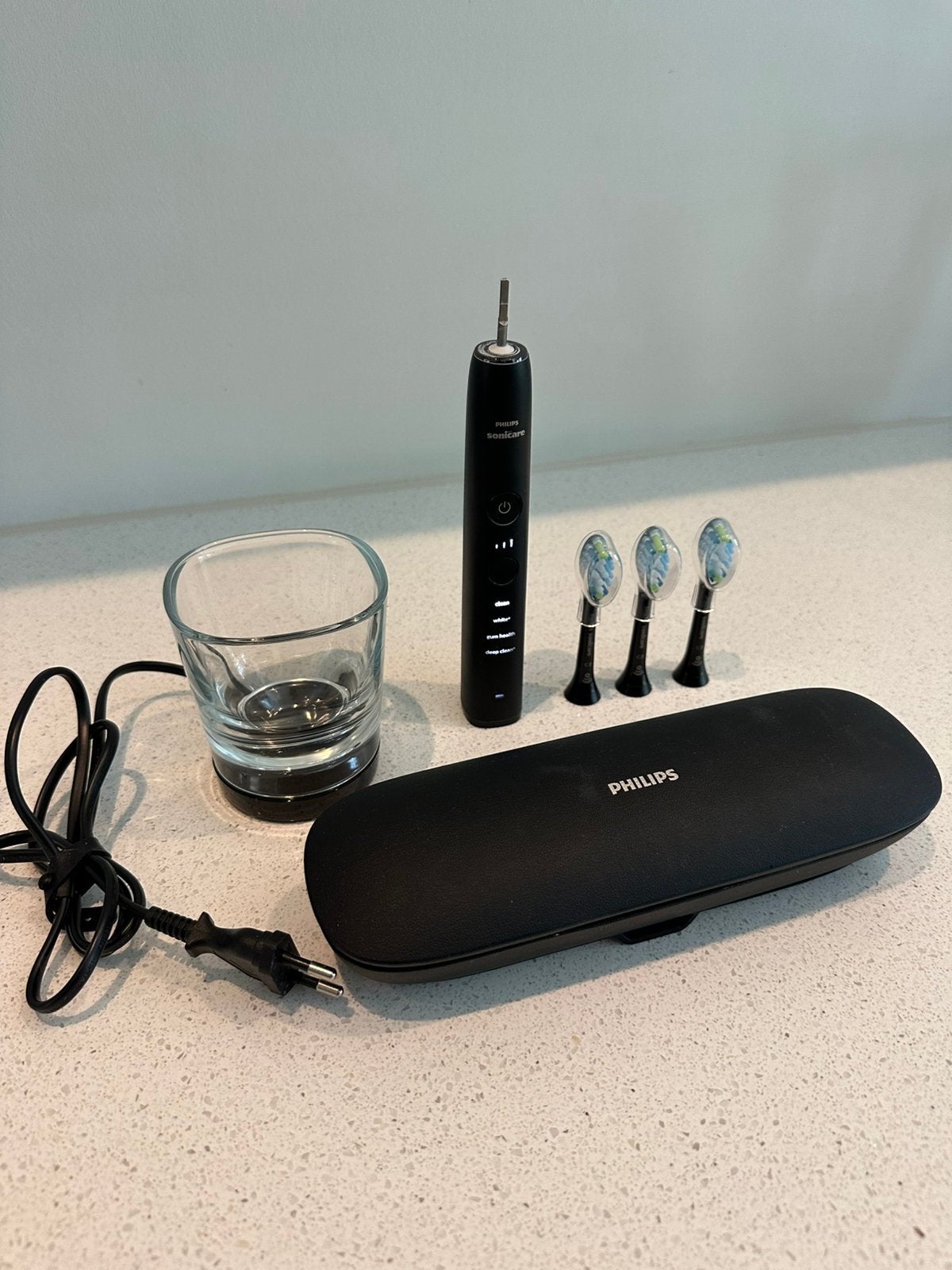 Philips Sonicare DiamondClean 9000 Zwart - ZGAN, Ophalen, Zo goed als nieuw, Tandenborstel