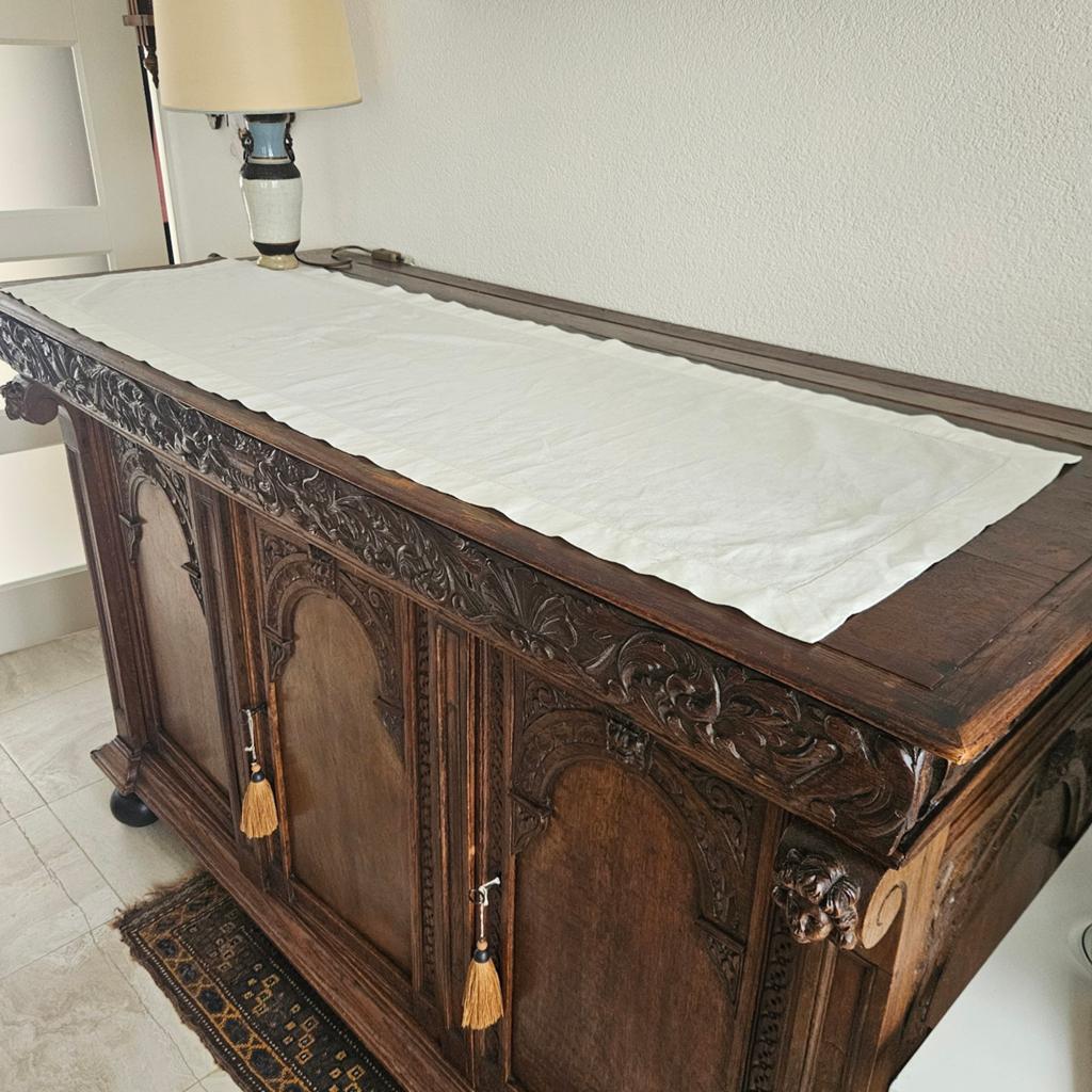 Antiek eiken dressoir, Ophalen