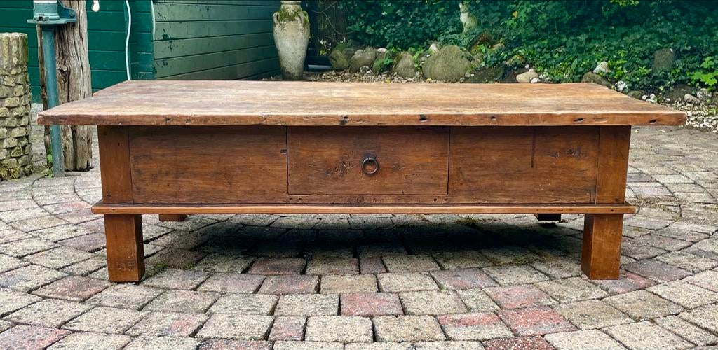 Spaanse antieke boeren salontafel, Antiek en Kunst, Ophalen