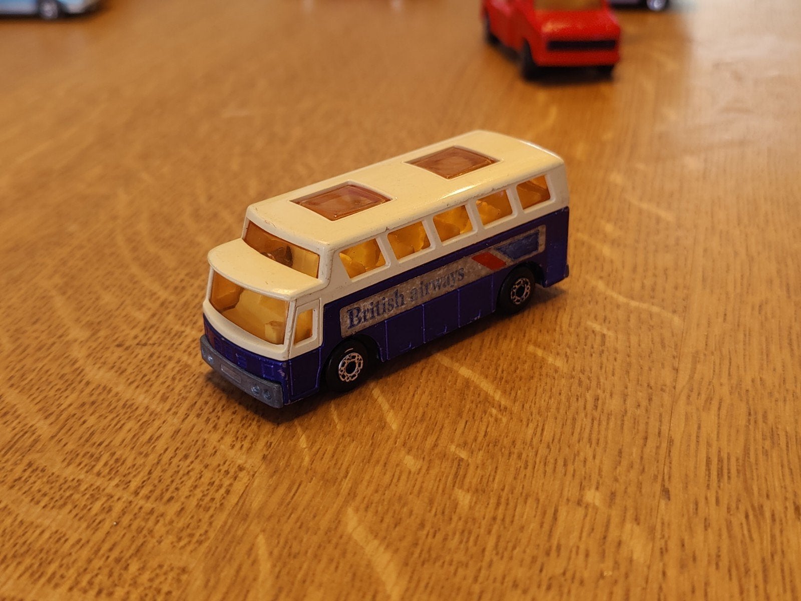 Matchbox Airport Coach British Airways, Ophalen of Verzenden, Zo goed als nieuw, Auto
