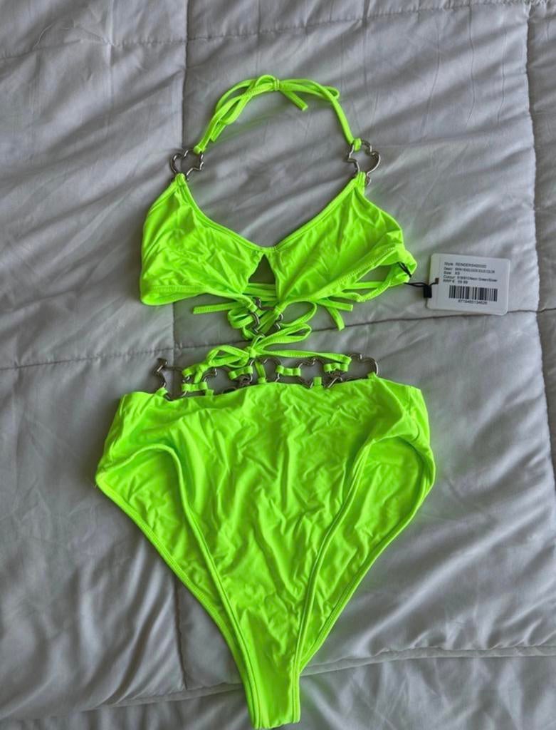 Reinders bikini neon groen, Kleding | Dames, Ophalen of Verzenden, Nieuw, Groen, Bikini