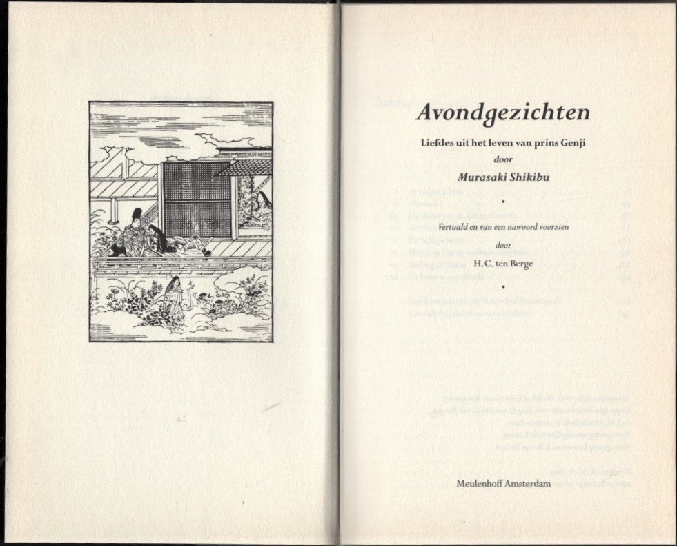 Murasaki Shikibu ~ Avondgezichten ~ (H.C. ten Berge) ~ 2000, Verzenden, Zo goed als nieuw, Wereld overig