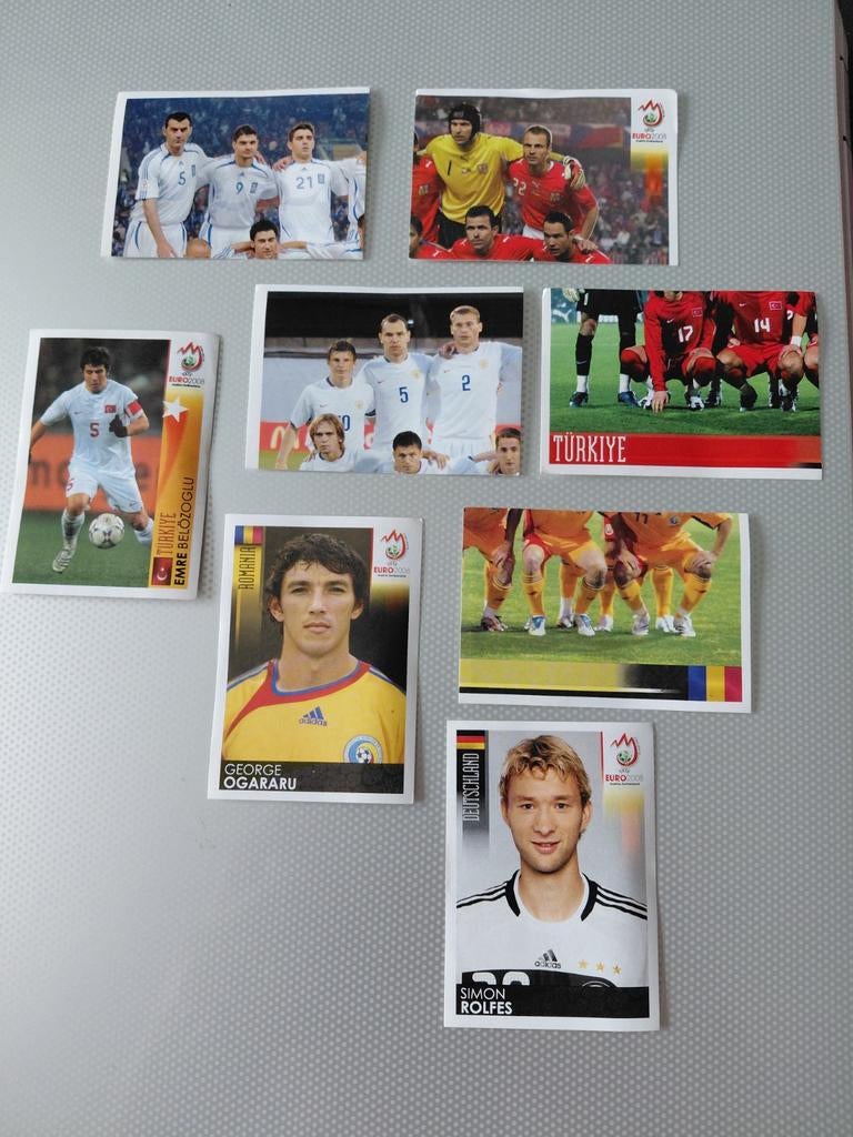 Panini, euro 2008, Verzamelen, Sportartikelen en Voetbal, Ophalen of Verzenden, Zo goed als nieuw, Buitenlandse clubs, Poster, Plaatje of Sticker