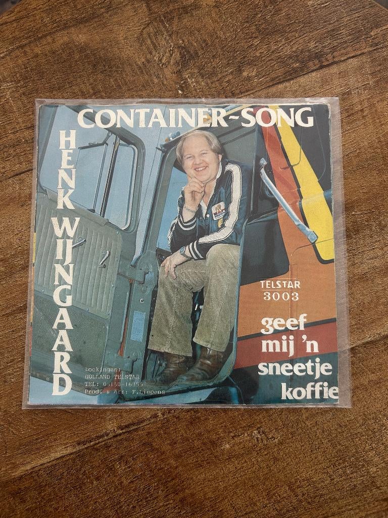 Henk Wijngaard-Container Song, 7 inch, Single, Ophalen of Verzenden, Zo goed als nieuw