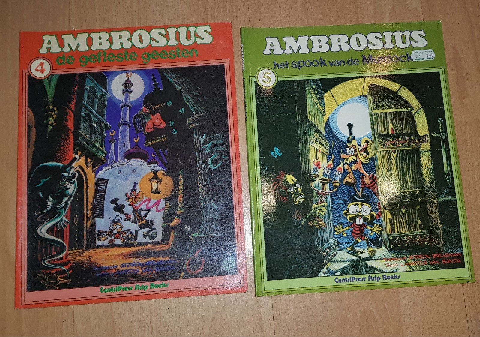 Vintage Ambrosius stripalbums, Boeken, Meerdere stripboeken, Ophalen of Verzenden, Gelezen