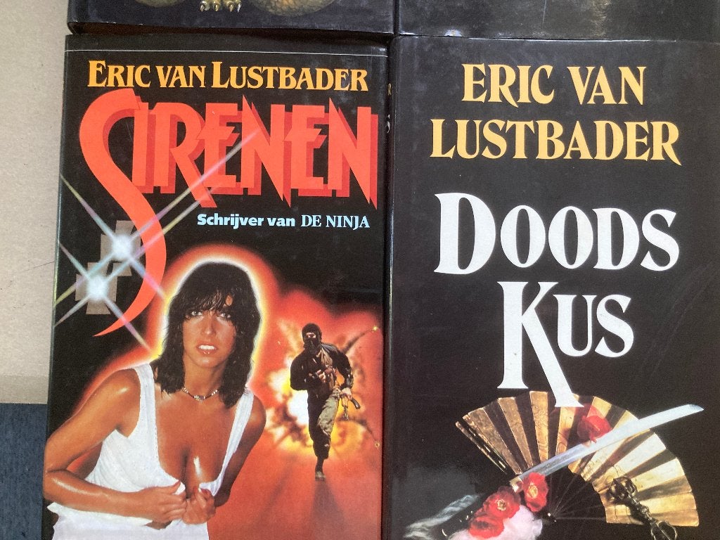 T.K. nog 6 boeken van Eric van Lustbader Jian Shan Doodsskus, Boeken, Ophalen of Verzenden, Gelezen, Eric Van Lustbader, Wereld overig