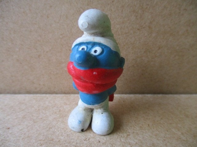 adv10794 smurfen poppetje 19, Verzamelen, Ophalen, Smurfen, Gebruikt, Beeldje of Figuurtje