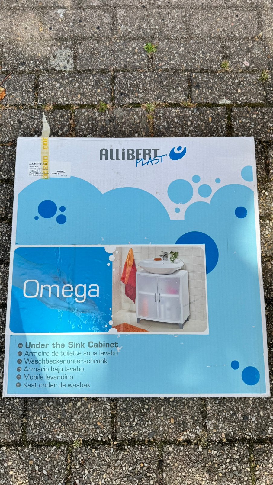 Kastje voor onder de wasbak, Ophalen, Nieuw, 50 tot 100 cm, Minder dan 100 cm