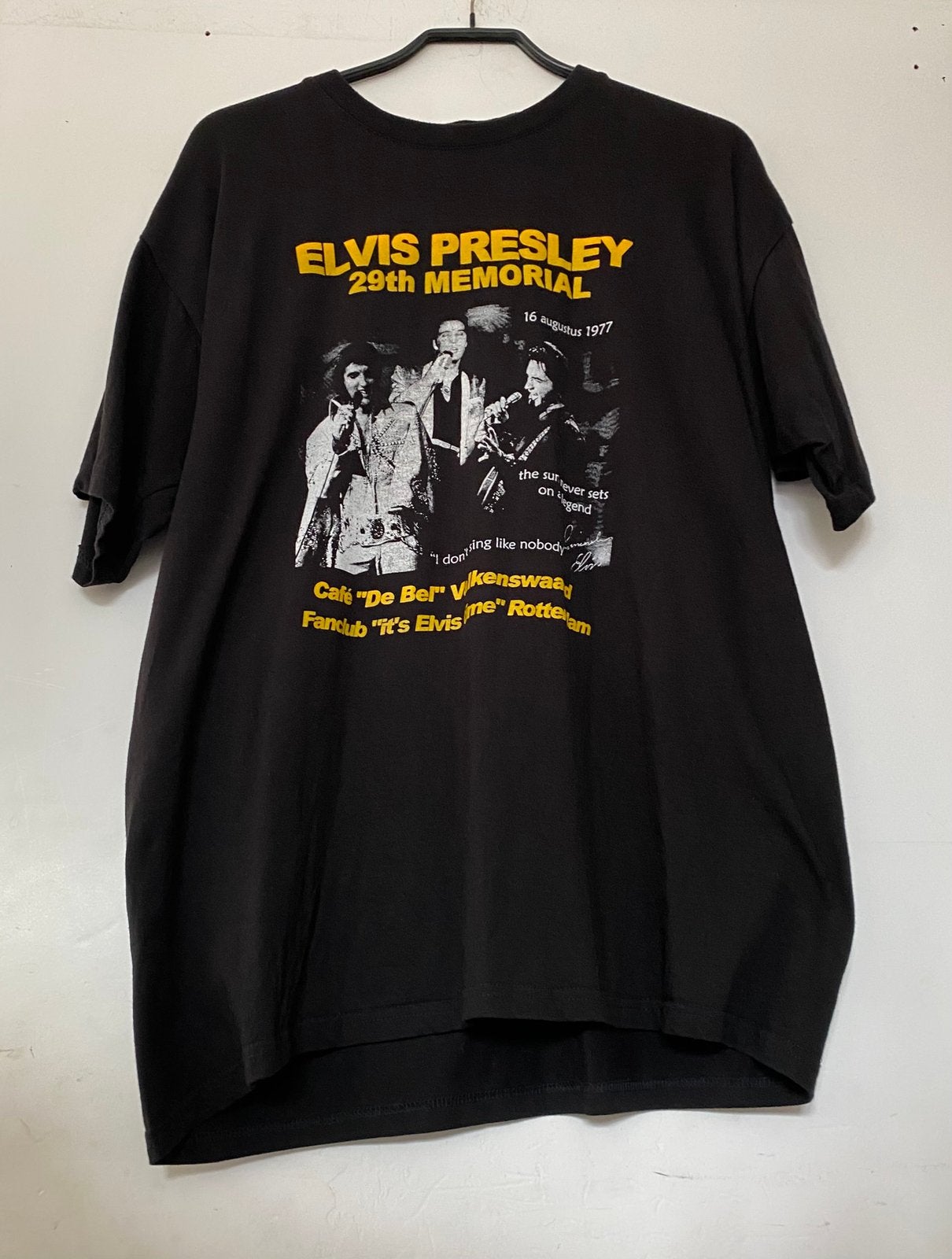 Elvis Presley shirt 29th Memorial , XXL, Zwart, Onbekend, Overige maten, Ophalen of Verzenden