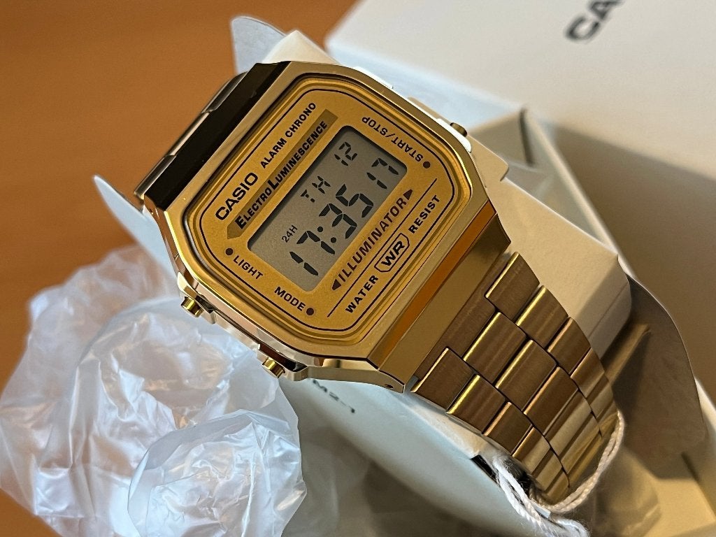Casio LCD Vintage horloge, Kunststof, Polshorloge, Nieuw, Ophalen of Verzenden