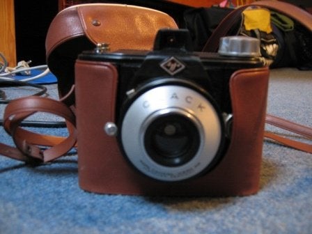 3 fototoestellen, Ophalen of Verzenden, Gebruikt, Compact, Konica
