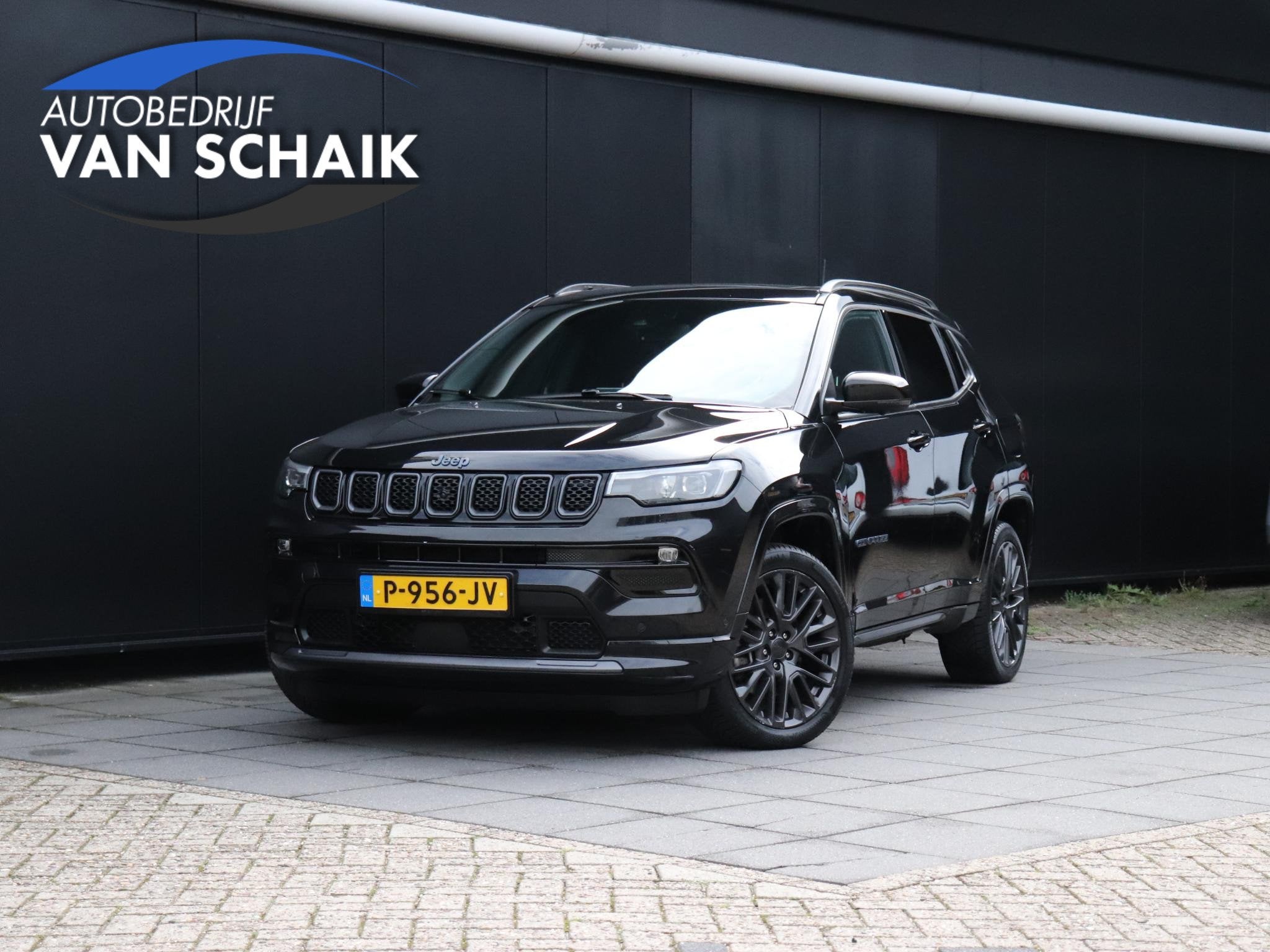 Jeep Compass 4xe 240 Plug-in Hybrid Electric S | SOH 82,4% |, Auto's, Automaat, Dealer onderhouden, Zwart, Bedrijf