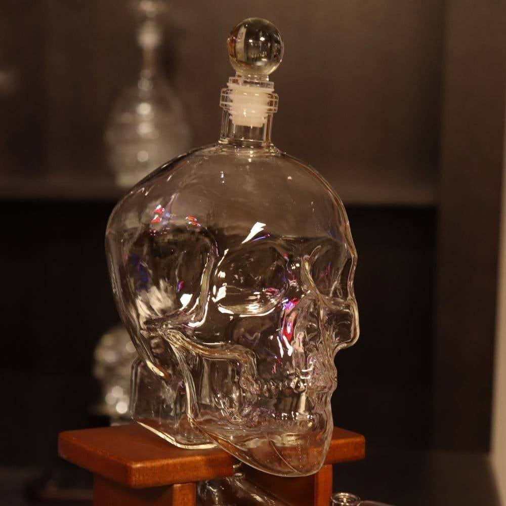 Skull whiskey karaf - Bar accessoires - Karafs - Mancave, Caravans en Kamperen, Cave & Garden, Verzenden, Nieuw, Kouwe Hoek 1B, Waddinxveen