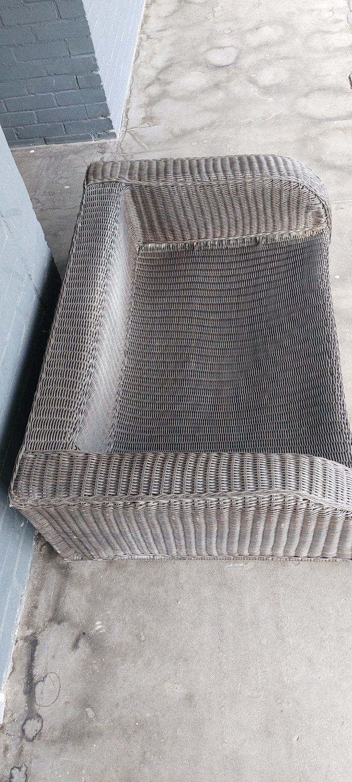 Grote hondenmand 120 cm lang, Ophalen, Gebruikt, Riet