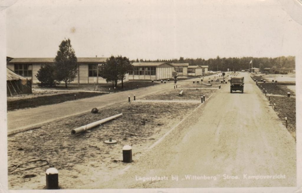 20 Stroe Legerplaats bij Wittenberg  1964 gelopen, Ophalen of Verzenden, 1960 tot 1980, Gelopen, Gelderland